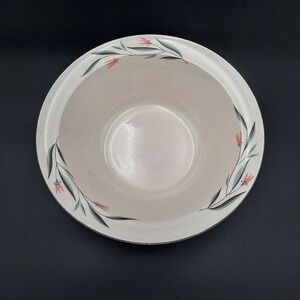 Edwin Knowles Vintage Ceramic Serving Bowl With‎ Floral Pattern And Pink Blossom
